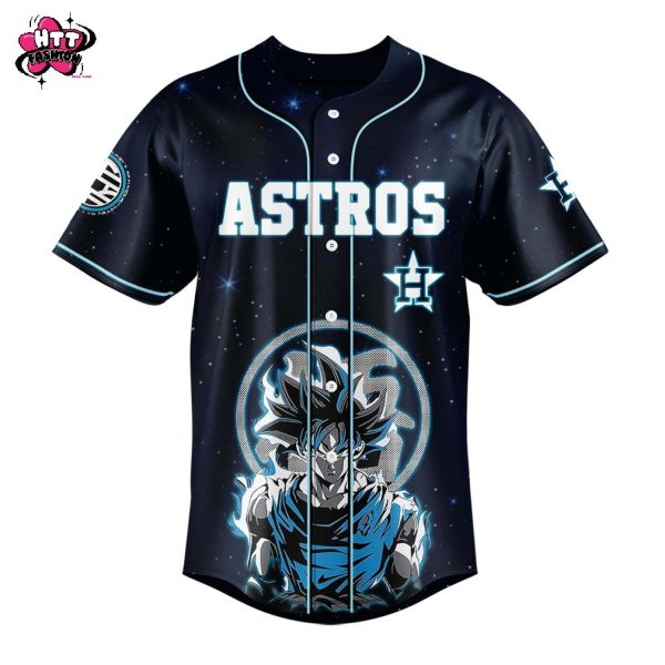 Goku Ultra Instinct x Houston Astros MLB 2025 Baseball Jersey
