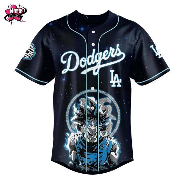 Goku Ultra Instinct x Los Angeles Dodgers MLB 2025 Baseball Jersey