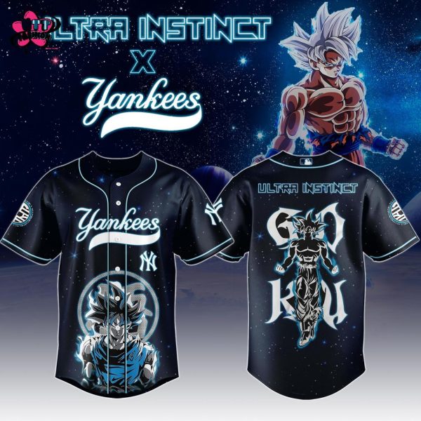 Goku Ultra Instinct x New York Yankees MLB 2025 Baseball Jersey