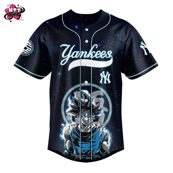Goku Ultra Instinct x New York Yankees MLB 2025 Baseball Jersey