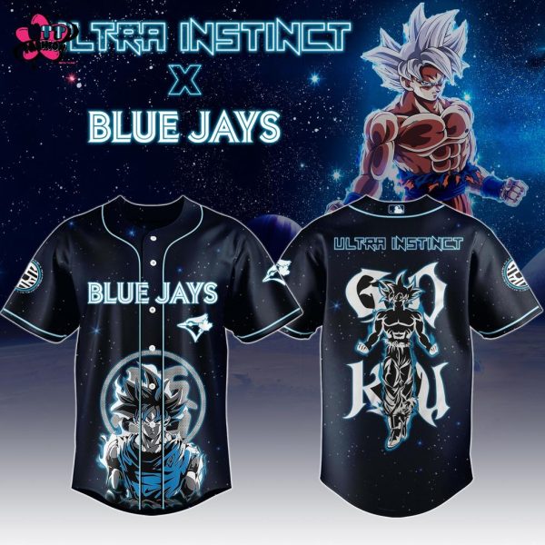 Goku Ultra Instinct x Toronto Blue Jays MLB 2025 Baseball Jersey