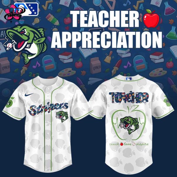 Gwinnett Stripers Teacher Appreciation Night 2025 Baseball Jersey
