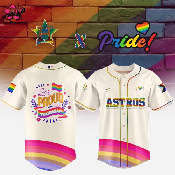 Houston Astros MLB Pride Month 2025 Special New Baseball Jersey