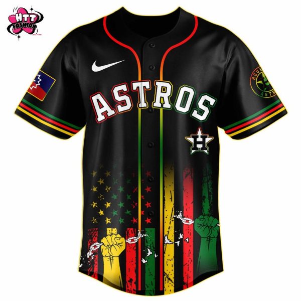Houston Astros MLB X Juneteenth Freedom Day June 19th 2025 Baseball Jersey