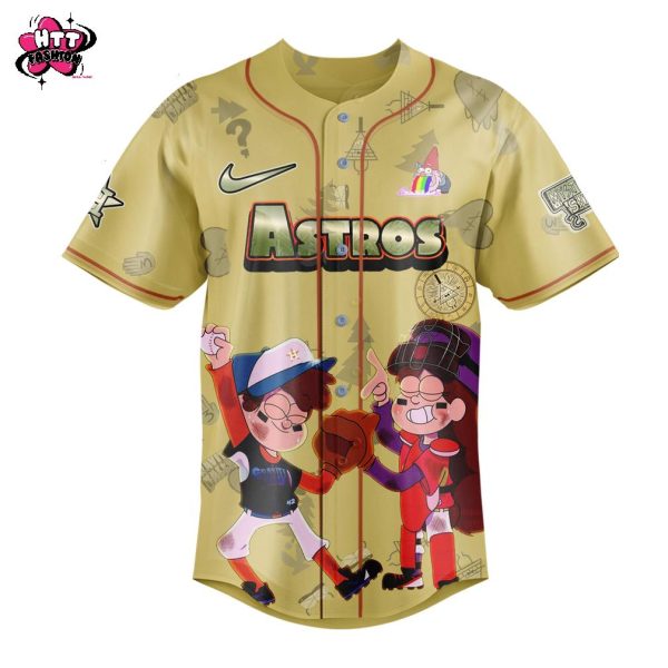 Houston Astros MLB x Gravity Falls 2025 Baseball Jersey