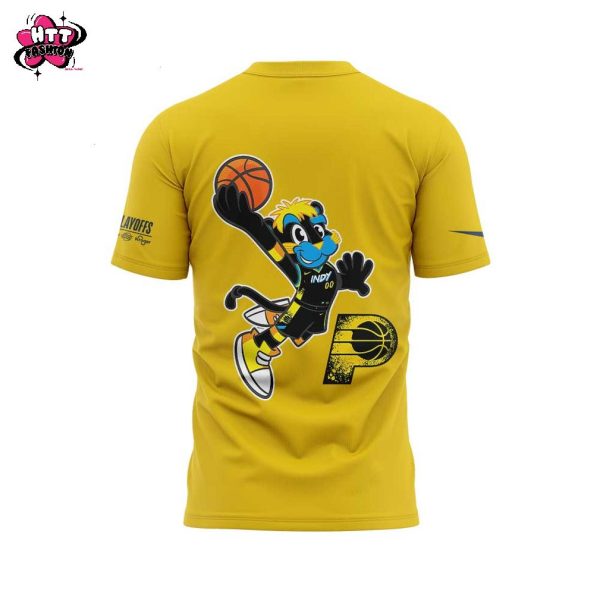Indiana Pacers BOOM BABY 2025 Limited Edition Yellow T-Shirt