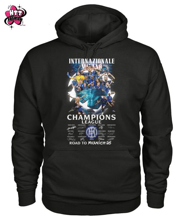 Internazionale Milano Champions League Road To Munich 25 T-Shirt