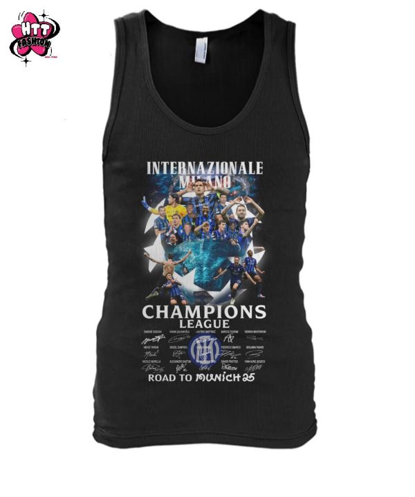 Internazionale Milano Champions League Road To Munich 25 T-Shirt