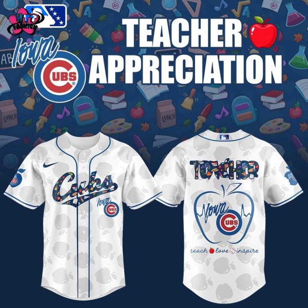 Iowa Cubs Teacher Appreciation Night 2025 Baseball Jersey