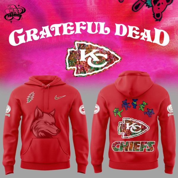 Kansas City Chiefs Grateful Dead Night 60th Anniversary 2025 Hoodie