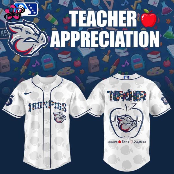 Lehigh Valley IronPigs Teacher Appreciation Night 2025 Baseball Jersey