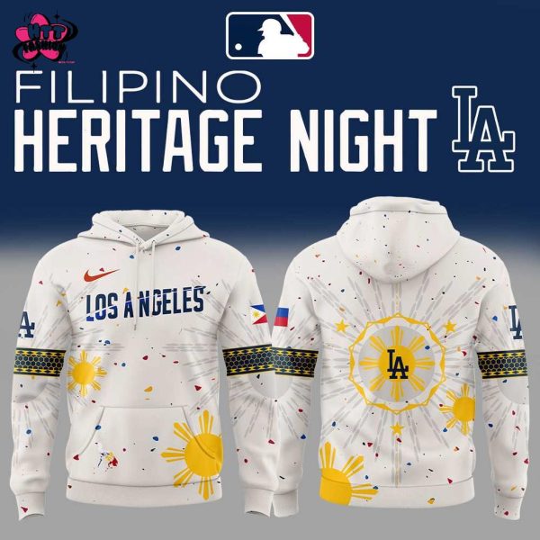 Los Angeles Dodgers Filipino Heritage Night City Connect 2025 Hoodie