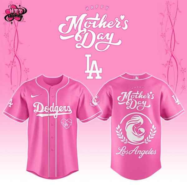 Los Angeles Dodgers Happy Mother’s Day 2025 Baseball Jersey