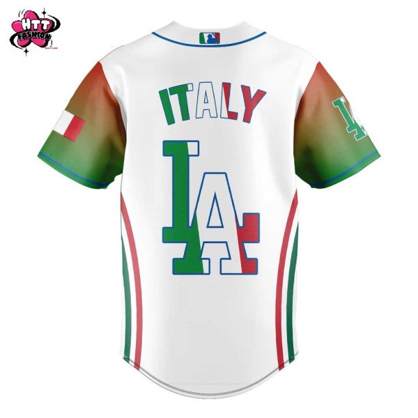 Los Angeles Dodgers Italian Heritage Night 2025 Baseball Jersey