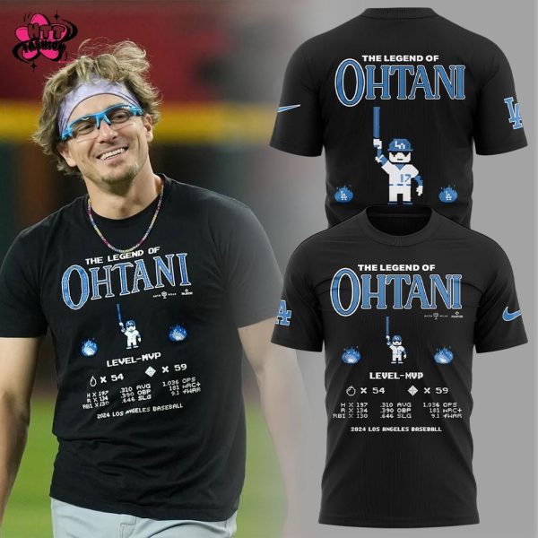 Los Angeles Dodgers Kike Hernandez Wear The Legend Of Ohtani 2025 T-Shirt