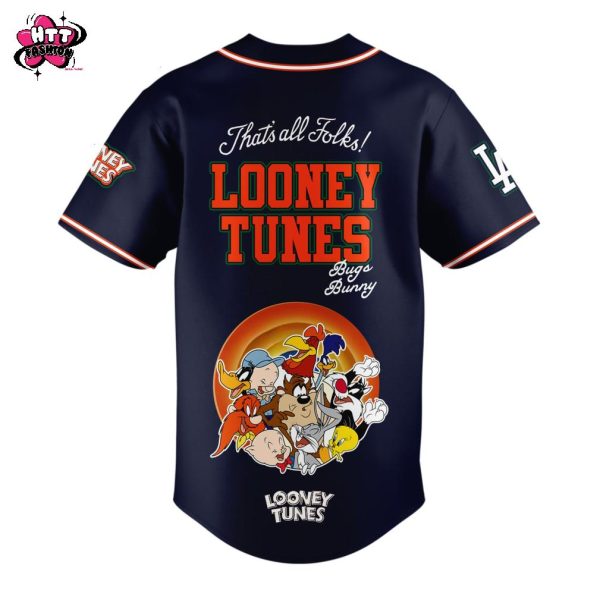 Los Angeles Dodgers Looney Tunes For Fans 2025 Baseball Jersey