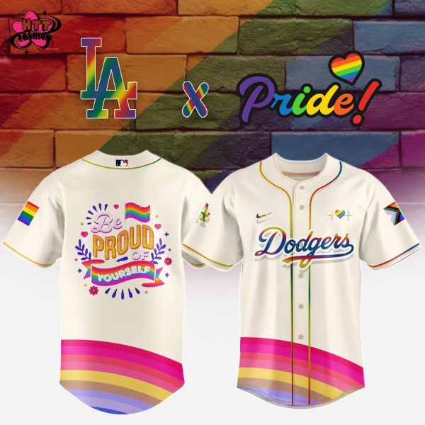 Los Angeles Dodgers MLB Pride Month 2025 Special New Baseball Jersey