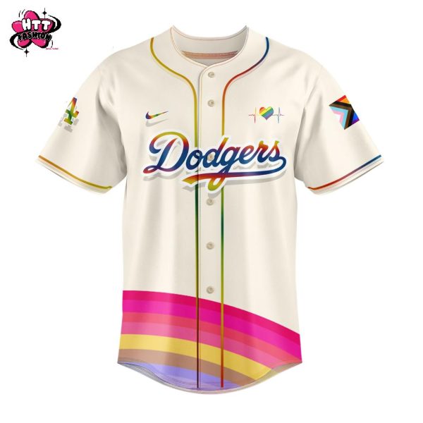 Los Angeles Dodgers MLB Pride Month 2025 Special New Baseball Jersey