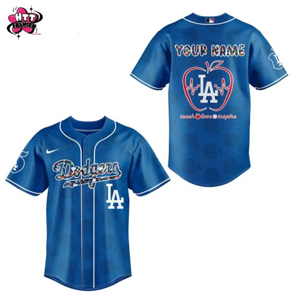 Los Angeles Dodgers MLB Teacher Appreciation Night 2025 Special New Baseball Jersey