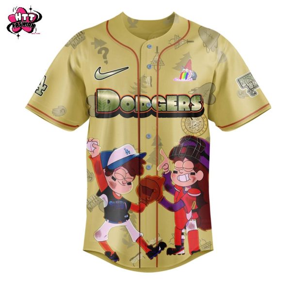 Los Angeles Dodgers MLB x Gravity Falls 2025 Baseball Jersey
