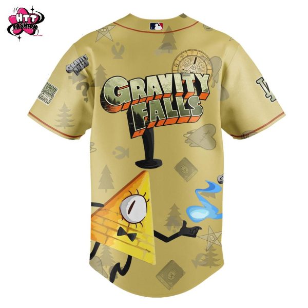 Los Angeles Dodgers MLB x Gravity Falls 2025 Baseball Jersey
