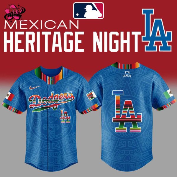 Los Angeles Dodgers Mexican Heritage Night 2025 Baseball Jersey