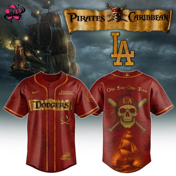Los Angeles Dodgers Pirates of the Caribbean 2025 Baseball Jersey