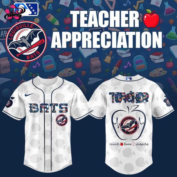 Louisville Bats Teacher Appreciation Night 2025 Baseball Jersey