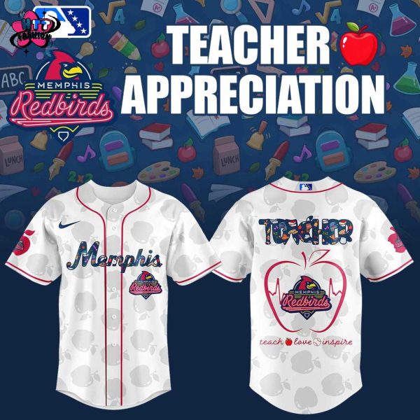 Memphis Redbirds Teacher Appreciation Night 2025 Baseball Jersey