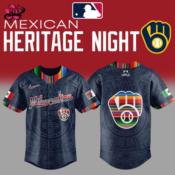Milwaukee Brewers Mexican Heritage Night 2025 Baseball Jersey