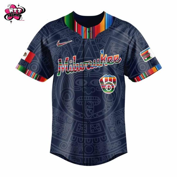 Milwaukee Brewers Mexican Heritage Night 2025 Baseball Jersey