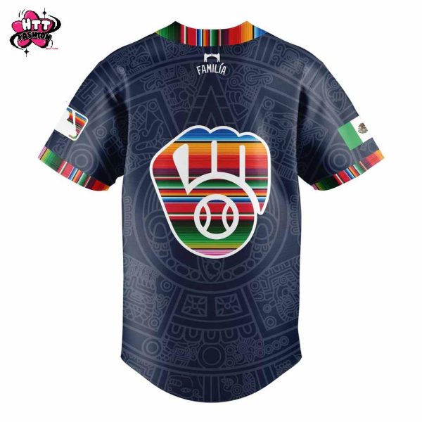 Milwaukee Brewers Mexican Heritage Night 2025 Baseball Jersey