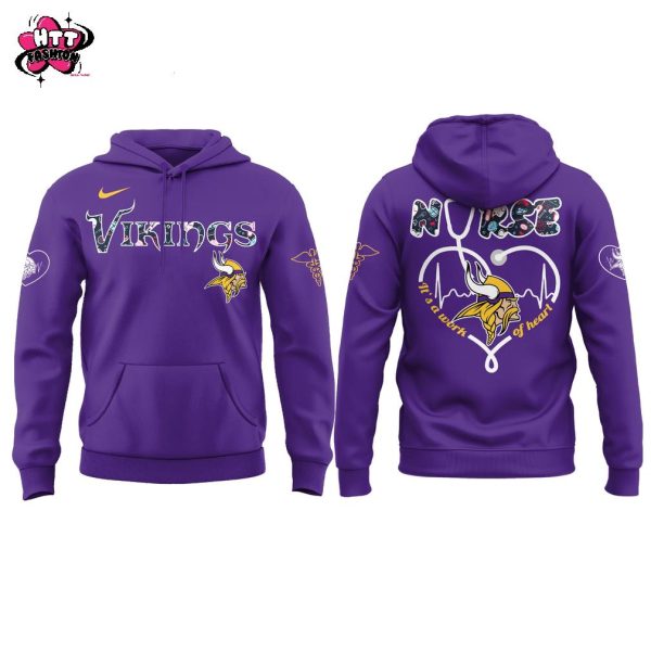 Minnesota Vikings NFL Nurses Appreciation Night 2025 Hoodie