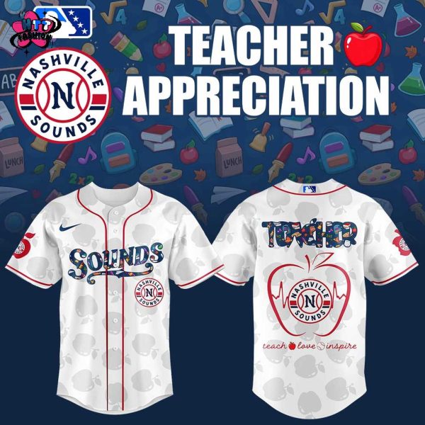 Nashville Sounds Teacher Appreciation Night 2025 Baseball Jersey