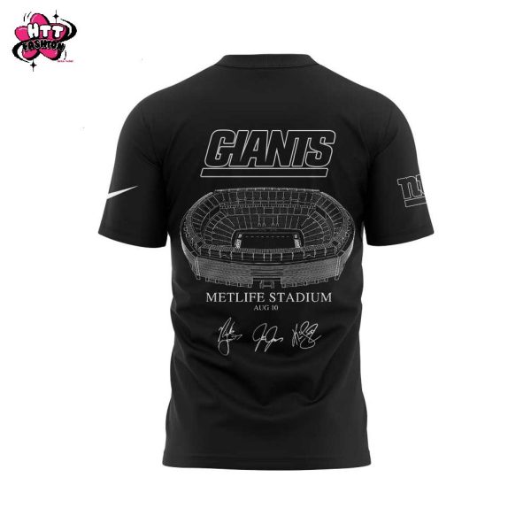 New York Giants Jonas Brothers 20 x Marshmello Living the Dream Tour T-Shirt