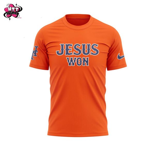 New York Mets Jesus Won For Fans 2025 T-Shirt