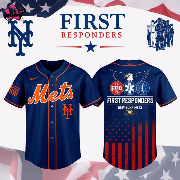 New York Mets MLB First Responders Night 2025 Baseball Jersey