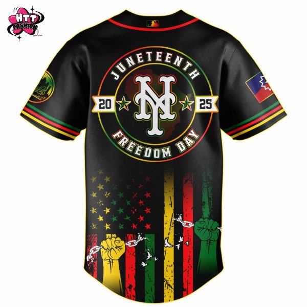New York Mets MLB X Juneteenth Freedom Day June 19th 2025 Baseball Jersey