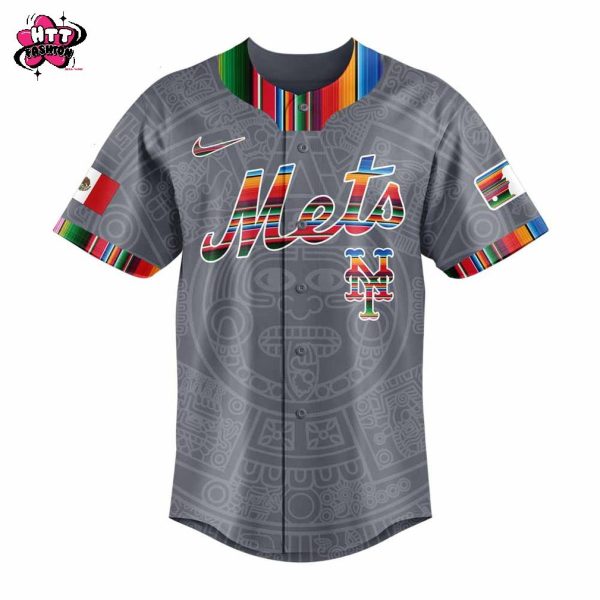 New York Mets Mexican Heritage Night 2025 Baseball Jersey