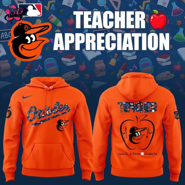New York Mets TEACHER APPRECIATION NIGHT 2025 Limited Edition Orange Hoodie