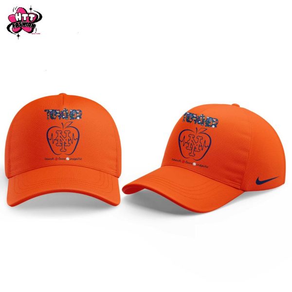 New York Mets TEACHER APPRECIATION NIGHT 2025 Special New Orange Hoodie