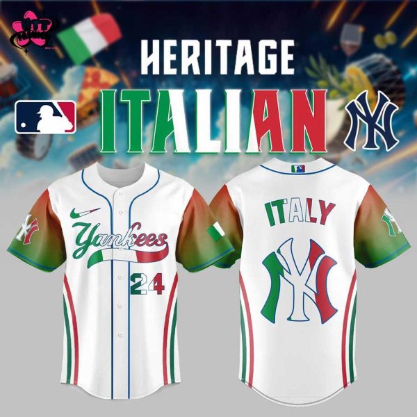 New York Yankees Italian Heritage Night 2025 Baseball Jersey