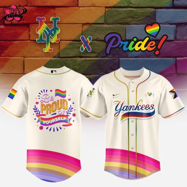 New York Yankees MLB Pride Month 2025 Special New Baseball Jersey