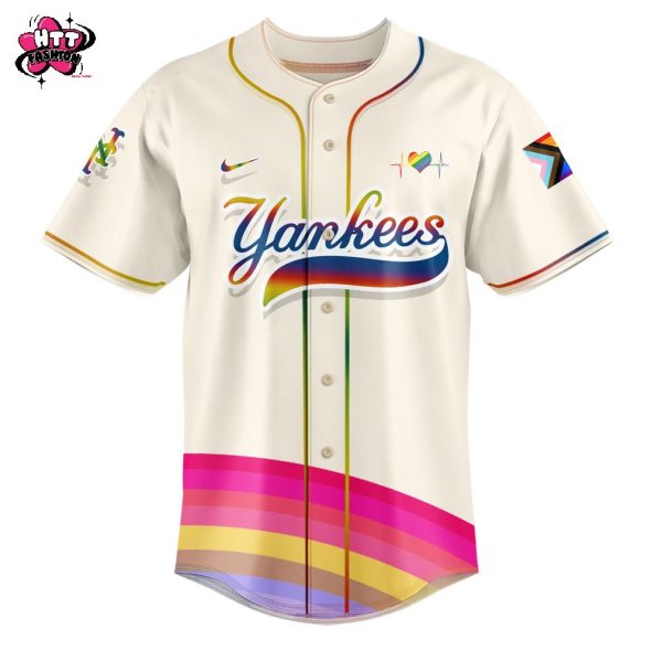 New York Yankees MLB Pride Month 2025 Special New Baseball Jersey