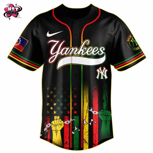 New York Yankees MLB X Juneteenth Freedom Day June 19th 2025 Baseball Jersey