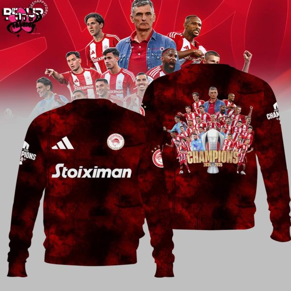 Olympiacos FC Champions 2024-2025 Limited Edition Hoodie