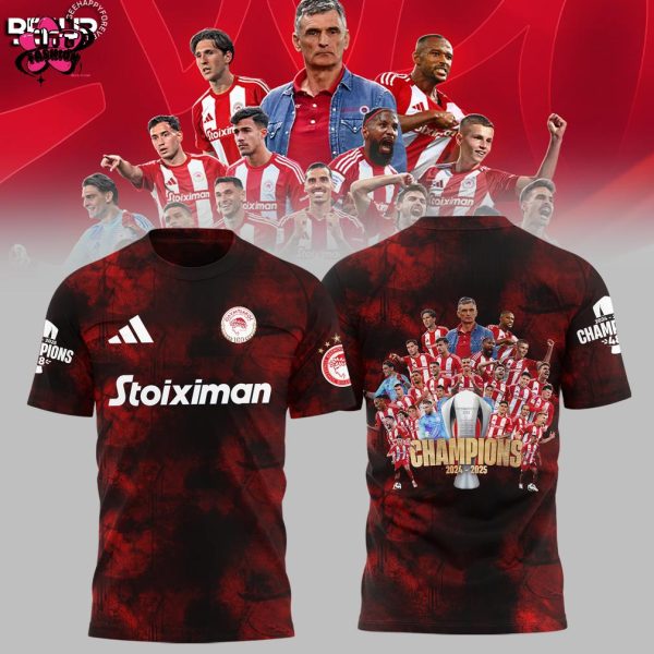 Olympiacos FC Champions 2024-2025 Limited Edition Hoodie
