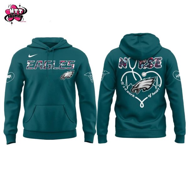 Philadelphia Eagles NFL Nurses Appreciation Night 2025 Hoodie
