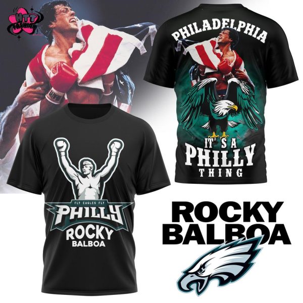 Philadelphia Eagles Rocky Balboa It’s A Philly Thing 2025 T-Shirt