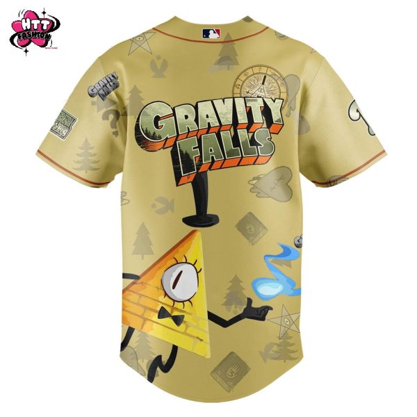 Philadelphia Phillies MLB x Gravity Falls 2025 Baseball Jersey